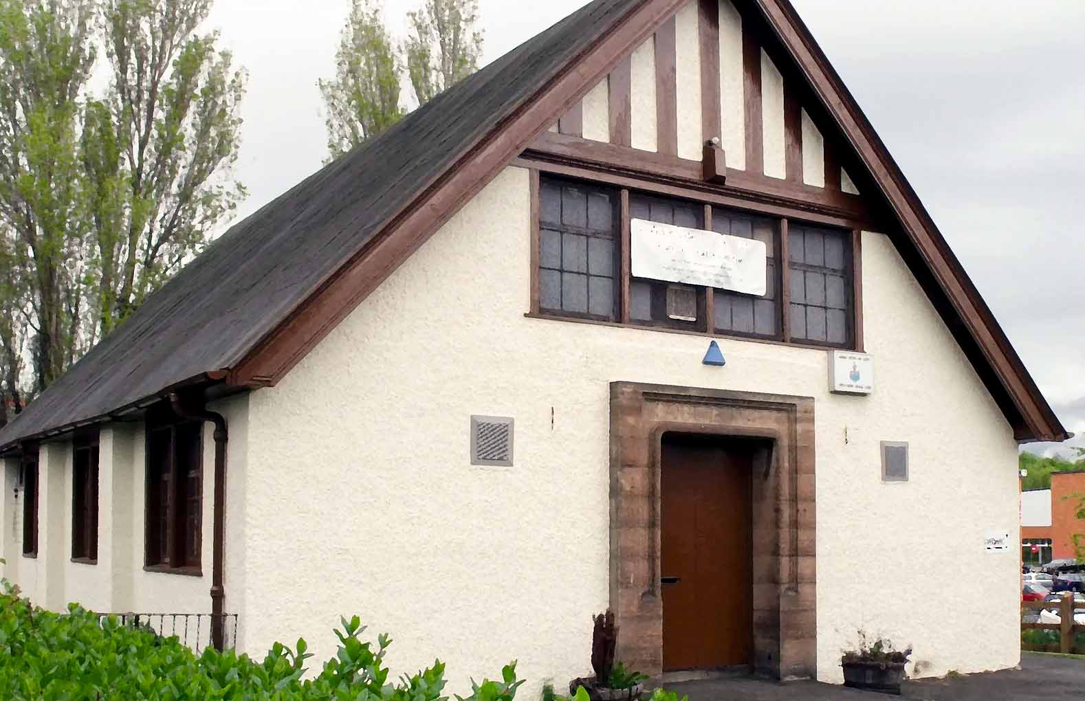 Front view of Lodge Water of Leith building